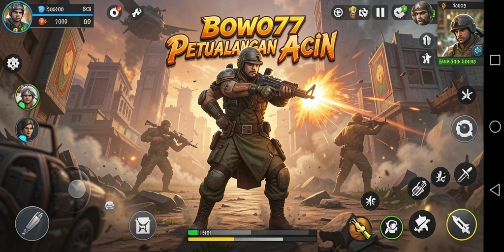 Screenshot gameplay BOWO77 menampilkan aksi yang seru dan mendebarkan.