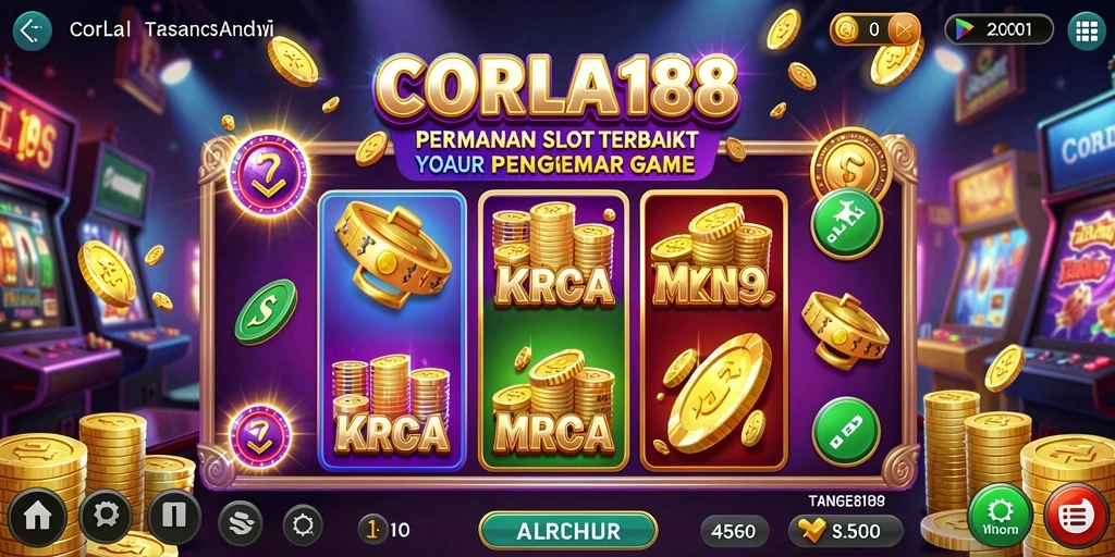 Tampilan gameplay seru dengan berbagai tema Slot di CORLA188.