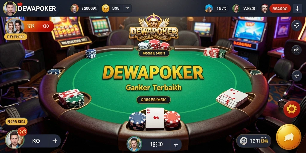 Screenshot gameplay DEWAPOKER yang menunjukkan keseruan permainan Poker.