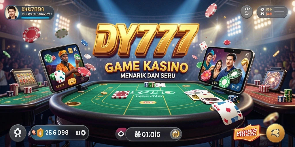 Tampilan menarik dari gameplay Kasino di DY777.