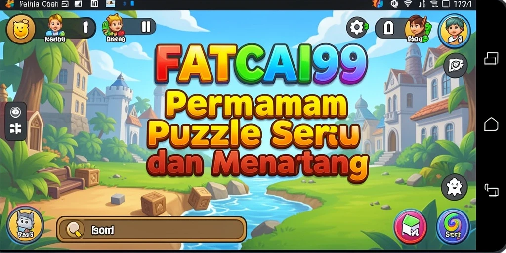Tampilan gameplay menarik dari FATCAI99 yang penuh warna.