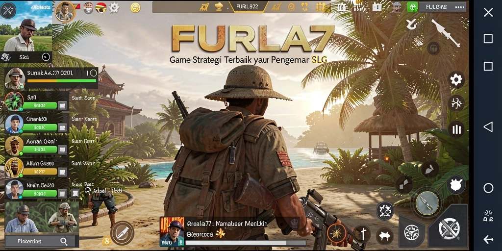 Tampilan menarik dari gameplay FURLA77 dalam suasana SLG.