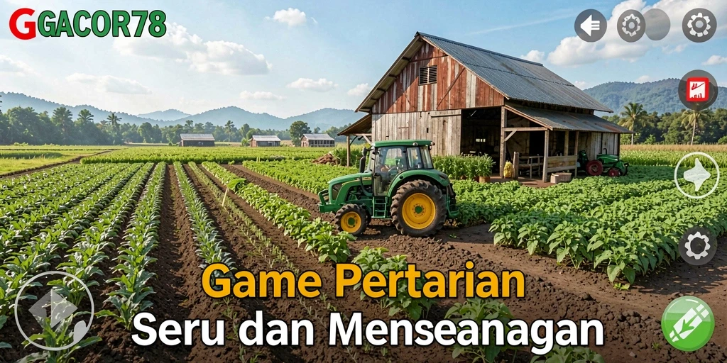 Tampilan screenshot GACOR78 yang menampilkan suasana pertanian yang asri.