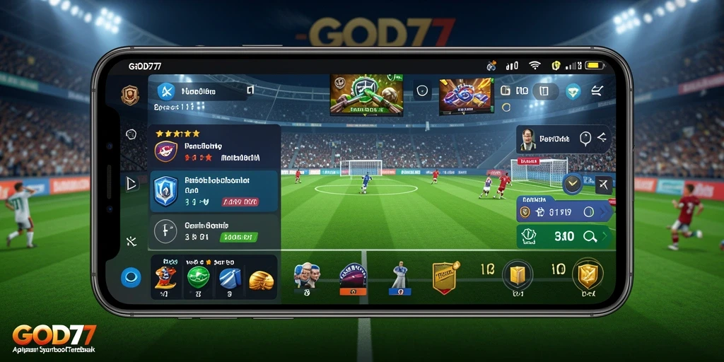 Tampilan gameplay Sportsbook yang menarik dan interaktif dari GOD77.