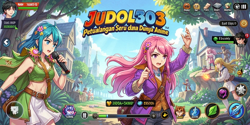 Gameplay JUDOL303 dengan karakter anime yang dinamis.