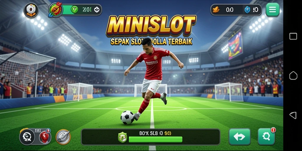 Tangkapan layar menunjukkan aksi seru dalam gameplay Football.