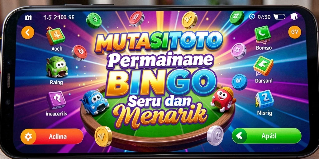 Tampilan screenshot MUTASITOTO menampilkan keseruan permainan Bingo.