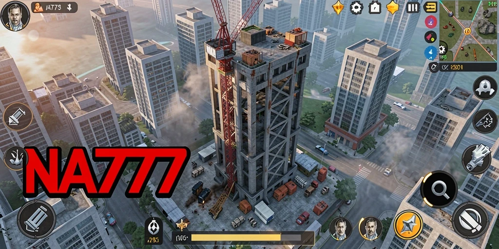 Tampilan gameplay NA777 yang menarik dalam Tower Defense.