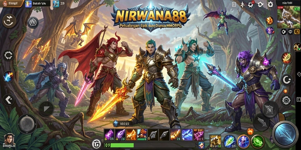 Tampilan gameplay NIRWANA88 yang menawan dan penuh aksi.