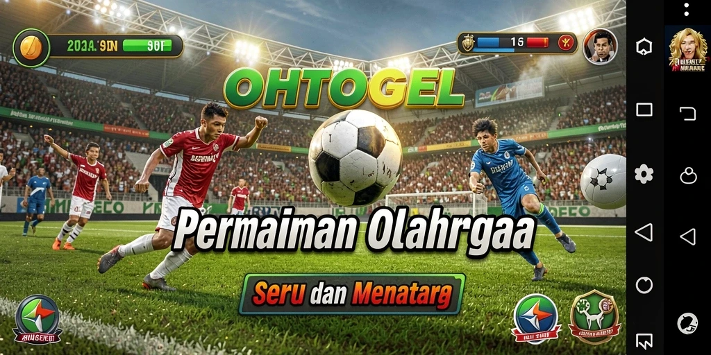 Tampilan gameplay <strong>OHTOGEL</strong> yang seru dan dinamis di arena olahraga.