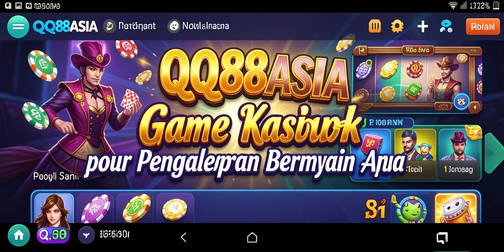 Screenshot gameplay QQ88ASIA yang menampilkan pengalaman Kasino yang mendebarkan.