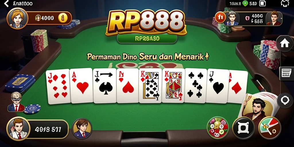 Tampilan gameplay menarik dari RP888 yang menghadirkan elemen sosial.
