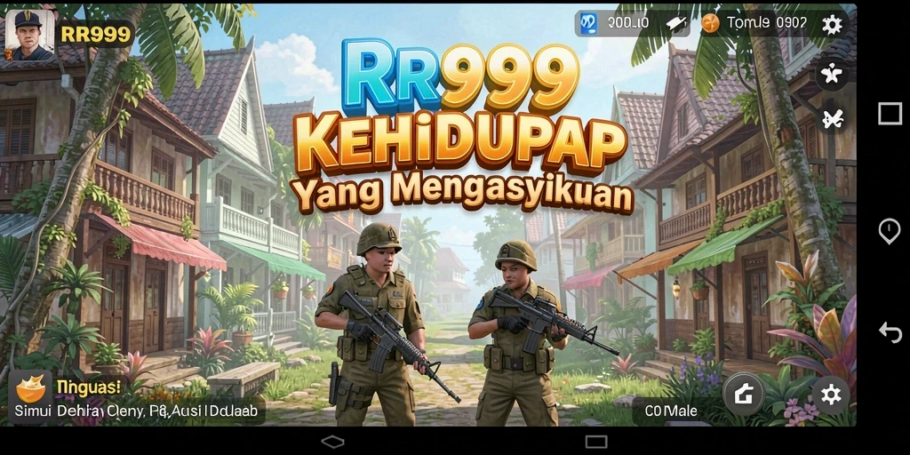 Tampilan antarmuka gameplay <strong>RR999</strong> yang menarik dan interaktif.