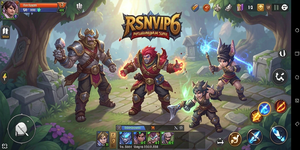 Tampilan gameplay RSNVIP6 yang penuh aksi dan strategi.