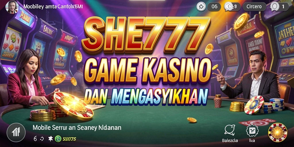 Gameplay Kasino yang seru dan mengasyikkan dalam SHE777.