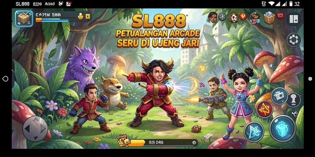 Tampilan gameplay seru dalam SL888 dengan grafik menarik.