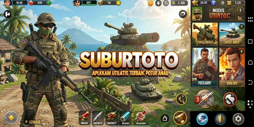 Tampilan antarmuka SUBURTOTO yang sederhana dan informatif.
