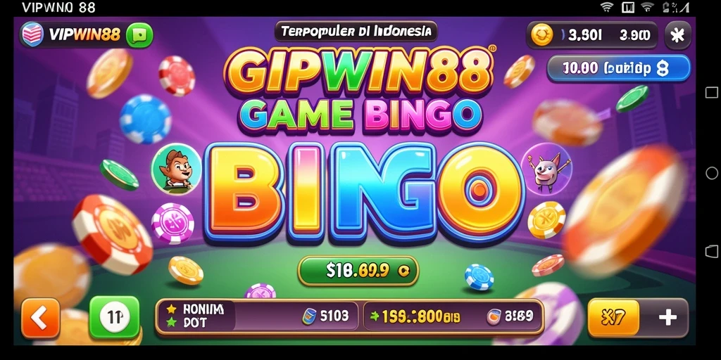 Screenshot gameplay Bingo seru di VIPWIN88.