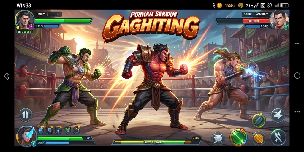 Gameplay WIN33 yang seru dengan pertarungan intens.
